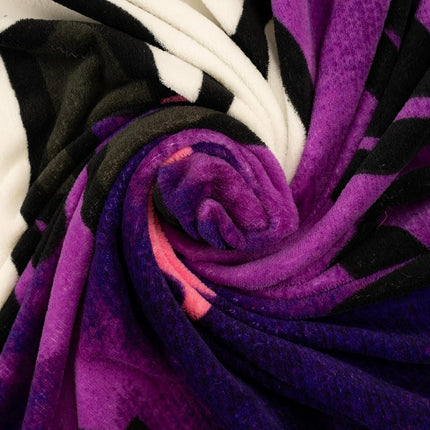 Franco Collectibles Kuromi Bedding Super Soft Cozy Throw Blanket, 62" x 90" (Official Licensed Product)