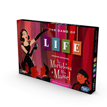 Hasbro Gaming The Game of Life: The Marvelous Mrs. Maisel Edition Board Game - 6 Players, Ages 13+