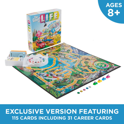 Hasbro Gaming C3893 Juego de la Vida (exclusiva de Amazon), edición limitada