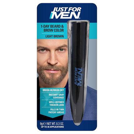 Just For Men 1-Day Beard & Brow Temporary Color, L