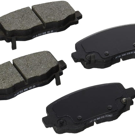 BOSCH BE1734H Blue Ceramic Disc Brake Pad Set With Hardware - Compatible With Select Chrysler 200; Jeep Cherokee; REAR