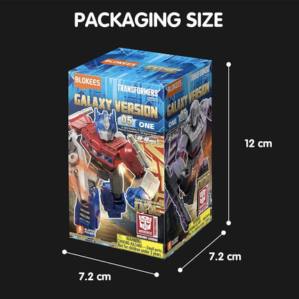 Transformers Galaxy Version 05 - ONE (Blind Box) Blokees Figures PDQ- 9 in 1