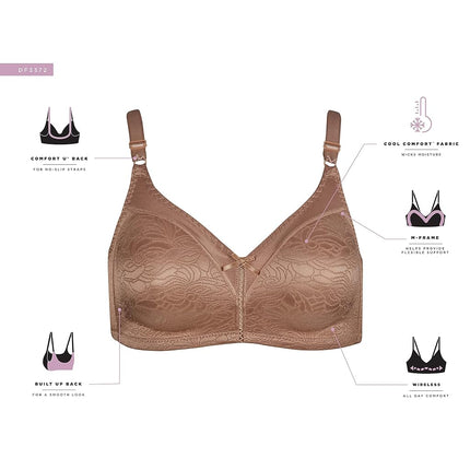 Bali Women's Bra, Black, 42C