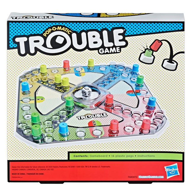 Hasbro - A5064 Games Trouble Game (Multicolour)