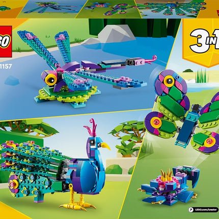 Lego 31157 Exotic Peacock - New.