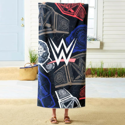 WWE Wrestling Oversized Cotton Beach Towel, 30 x 6