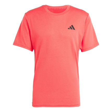 Adidas Mens Train Essentials Feelready Novelty T-Shirt, Pure Ruby, S