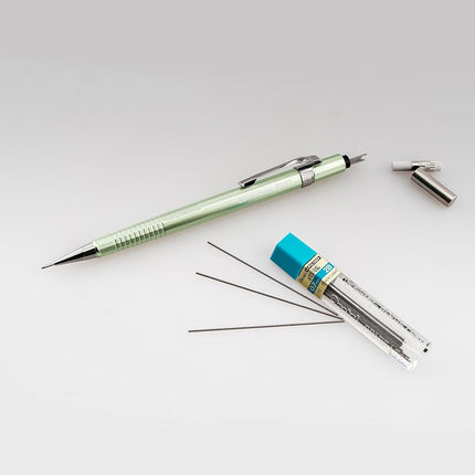 Pentel Sharp Mechanical Pencil (0.7mm) Metallic Barrels, Assorted Barrel Colors, 2-Pk (P207MBP2)