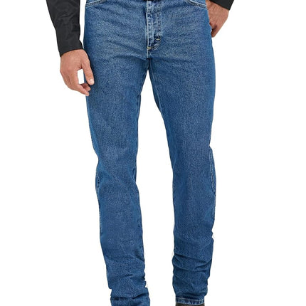 Wrangler Men's George Strait Cowboy Cut Original Fit Jean, Heavyweight Stone Denim, 33W x 32L