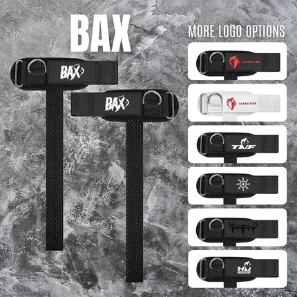 Ekko Weight Lifting Straps With Cuffed D Ring, Wrist Support for Men, Heavy Duty Thick Comfortable Lifting Straps, Secure Fit, Enhanced Grip, Straps for Weightlifting & Gym Training, Black