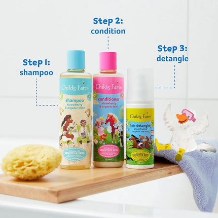 Childs Farm Conditioner, strawberry & organic mint 500ml,,16.9 fl.oz