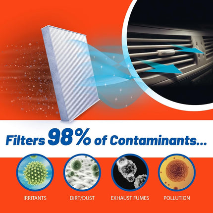 FRAM Fresh Breeze Cabin Air Filter with Arm & Hammer Baking Soda, CF8770A for Select Mercedes-Benz Vehicles, white