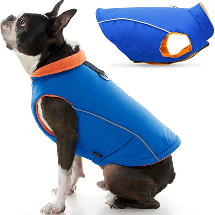 Gooby Cold Weather Fleece Lined Sports Dog Vest wi