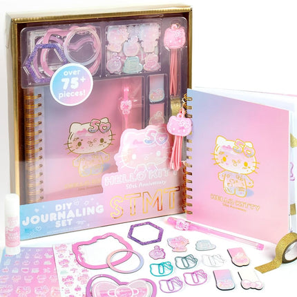 Horizon Group USA Set de diario "Hazlo tú misma" de Hello Kitty 50 Aniversario
