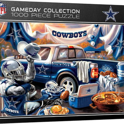 MasterPieces - Rompecabezas de 1000 piezas, NFL Dallas Cowboys, diversión para adultos y familia, acabado antirreflejos, 19.25"x26.75"