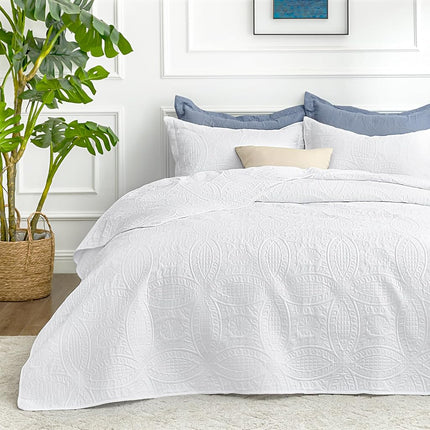 Love's cabin California King Bedding Set White - L