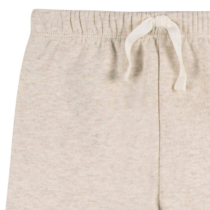 Gerber Baby Girls' Toddler 2-piece Fleece Sweatshirt and Jogger Set, Oatmeal Heather, 2T