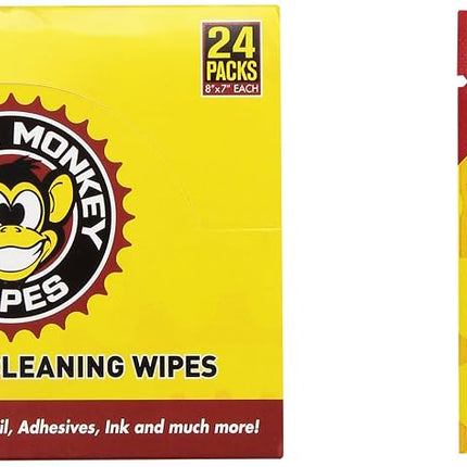 Grease Monkey Degreaser Wipes, Box of 24