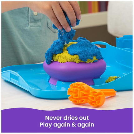 Kinetic Sand SquishMotion Playset, Moldable Play Sand Sensory Toys, Ages 5+