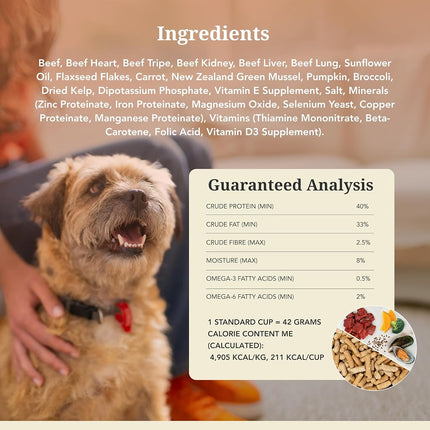 K9 Natural Beef Freeze-Dried Dog Food, Grain-Free, 1.8kg