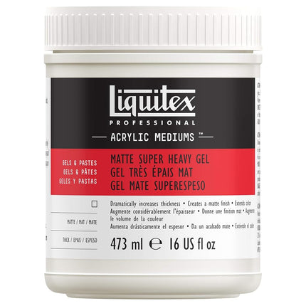 Liquitex Pasta de gel súper pesada mate, 16 onzas