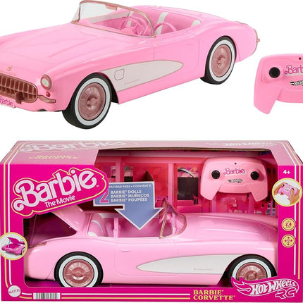 Hot Wheels Barbie RC Corvette from the Movie, Remote-Control Toy Car