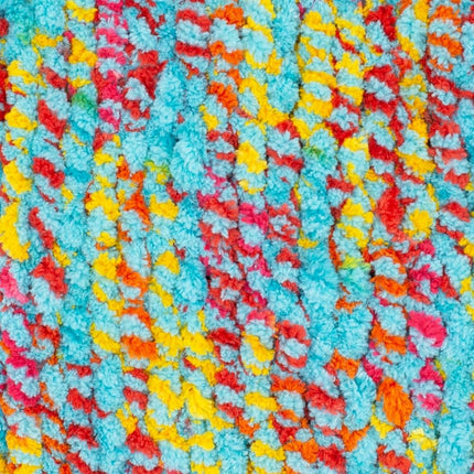 Lion Brand Yarn Cover Story Dreamland, Blanket Yarn, Blue Hawaii, 1 Pack