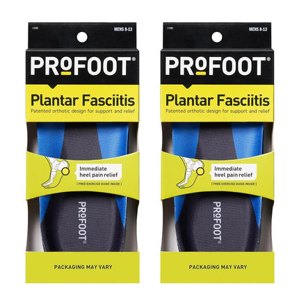 PROFOOT Plantar Fasciitis Orthotic Insoles for Men