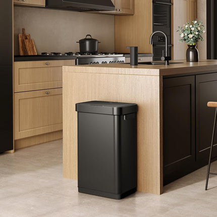 EKO Kitchen Automatic Sensor Rubbish Bin, 50L, Matte Black