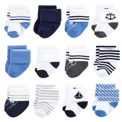 Hudson Baby baby-boys Cotton Rich Newborn and Terr