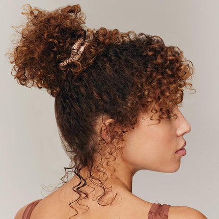 Slip Silk Hair Ties, Light Brown Skinny Scrunchies, Set of 4 | Anti-Damage