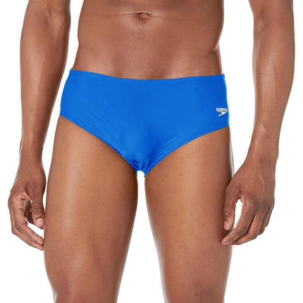 Speedo Calzoncillo sólido de licra para hombre, zafiro, 30