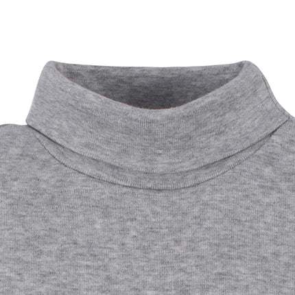 Lot de 2 grenouillères à col roulé et manches longues Gerber pour bébés garçons, gris, 6 mois