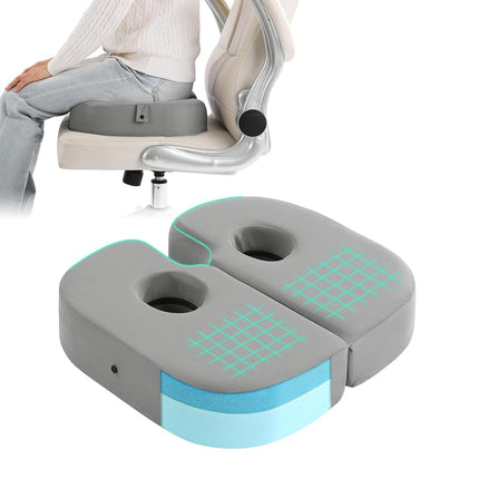 HOMBYS Piriformis Seat Cushion for Sitting, Double