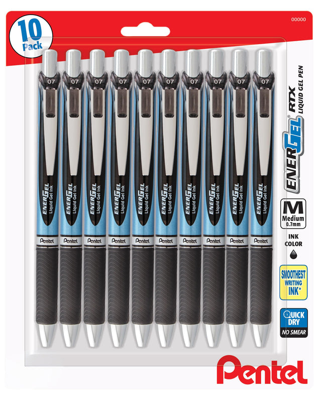 Pentel EnerGel RTX Retractable Premium Liquid Gel 