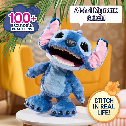 Just Play Ultimate Stitch Live Action Feature Plush