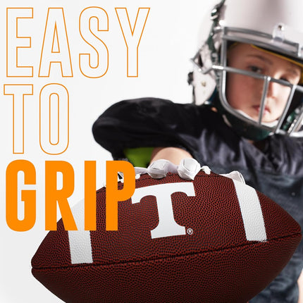 Franklin Sports Tennesseee Volunteers Kids NCAA Youth Football - Official College Team Junior Footballs with Team Logos for Kids - Junior Size PVC Ball - Backyard + Tailgate Ball - 8.5"