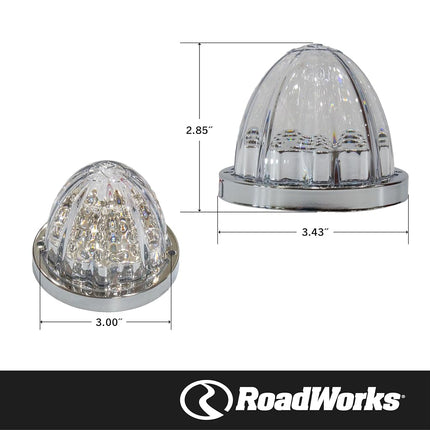 RoadWorks - White/Blue Watermelon Hero Lights | 2 Pack | HEROWBCWM-2