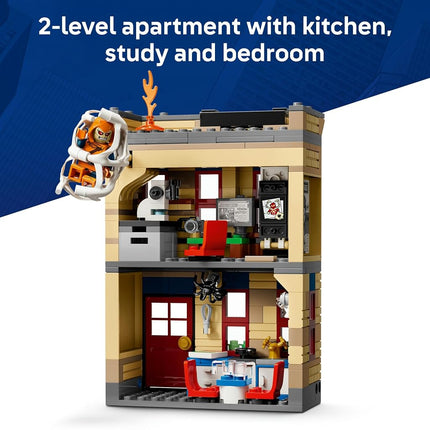 LEGO® Marvel Peter Parker’s Apartment 76317 Super Hero Building Toy with Minifigures, Spider-Man and Hobgoblin Battle, Collectible Toy for Kids, Present for Boys and Girls Aged 8 and Over