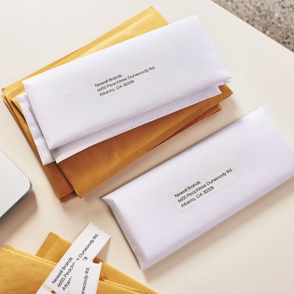 DYMO Authentic LabelWriter Mailing Address Labels for LabelWriter Label Printers (30252), White, 1 1/8" x 3 1/2", 12 Rolls of 350