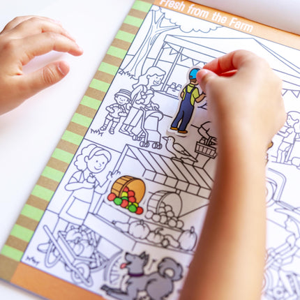 Melissa & Doug Busca y encuentra un bloc de pegatinas - Alrededor de la ciudad