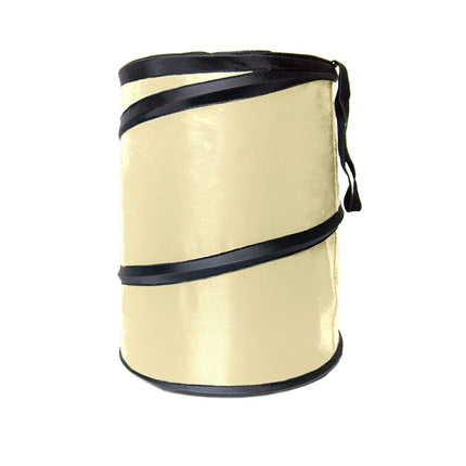 FH GROUP FH1121BEIGE Automotive Waterproof Portable Collapsible Large Beige Trash Can Garbage Container fits Most Cars, SUVs, and Trucks