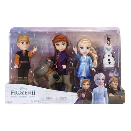 Disney Frozen 2 Petite Doll Gift Set- Includes Key Characters Anna, Elsa, Kristoff, Sven and Olaf! Dolls Are Approximately 6 Inches Tall, Perfect For Any Frozen Fan!