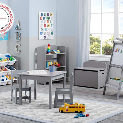 Delta Children My Size Deluxe Toy Box, Grey