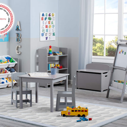 Delta Children My Size Deluxe Toy Box, Gris