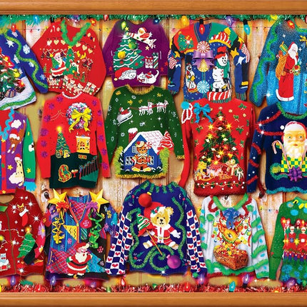 MasterPieces Puzzle de 1000 pièces pour adultes, famille ou enfants - Chandails de Noël - 48,9 x 67,9 cm - Entreprise familiale américaine de puzzles