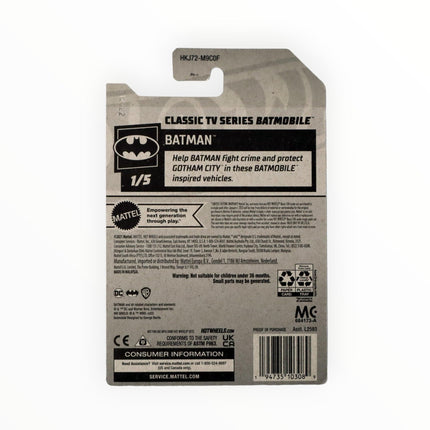 Hot Wheels Clásico TV Batmóvil, Batman 1/5 [Verde] 3/250