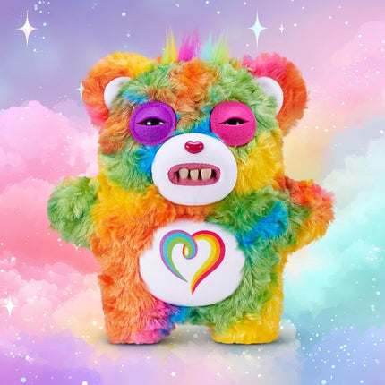 Fuggler Care Bears 9-Inch Plush Toy (Togetherness Bear) by ZURU – Funny Ugly Monster Stuffed Animal with Human-Like Teeth, Collectible Plush for Kids, Tweens, Teens, Adults & Crossover Fans