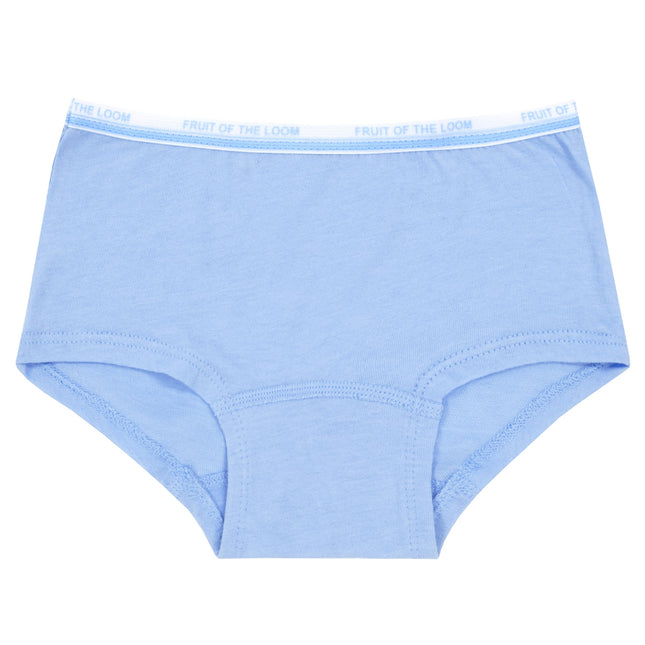 Fruit of The Loom Girls' Cotton Boyshort Underwear, 14 Pack - Fashion Assorted, 10