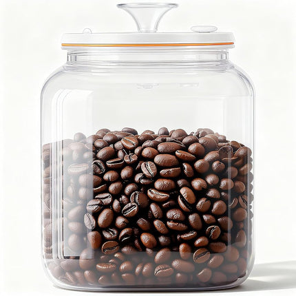 Secura VacGuard Fresh Canister, Electric Vacuum Canister, Smart Storage Container & Coffee Containers for Coffee Beans, Cookie & Pet Food 3.7 L, 125 oz